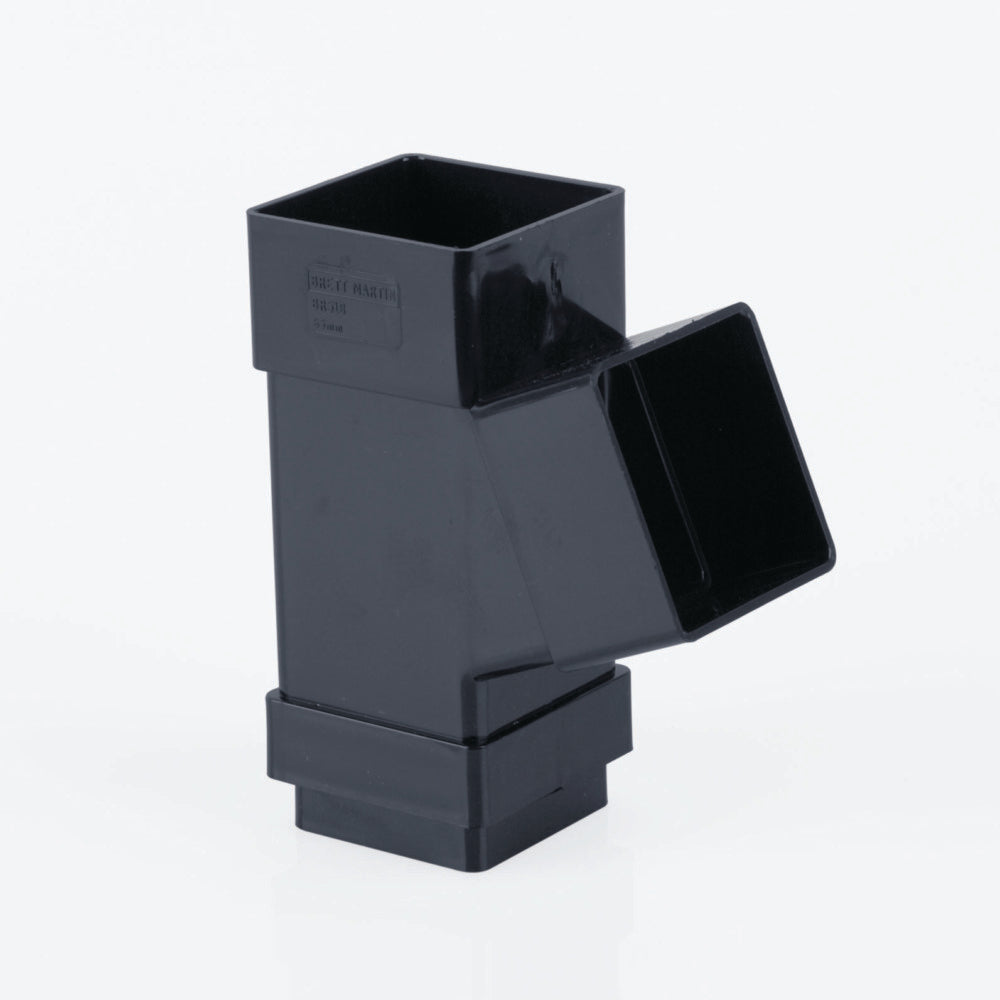 Brett Martin - 65mm Square Downpipe 112½° Branch