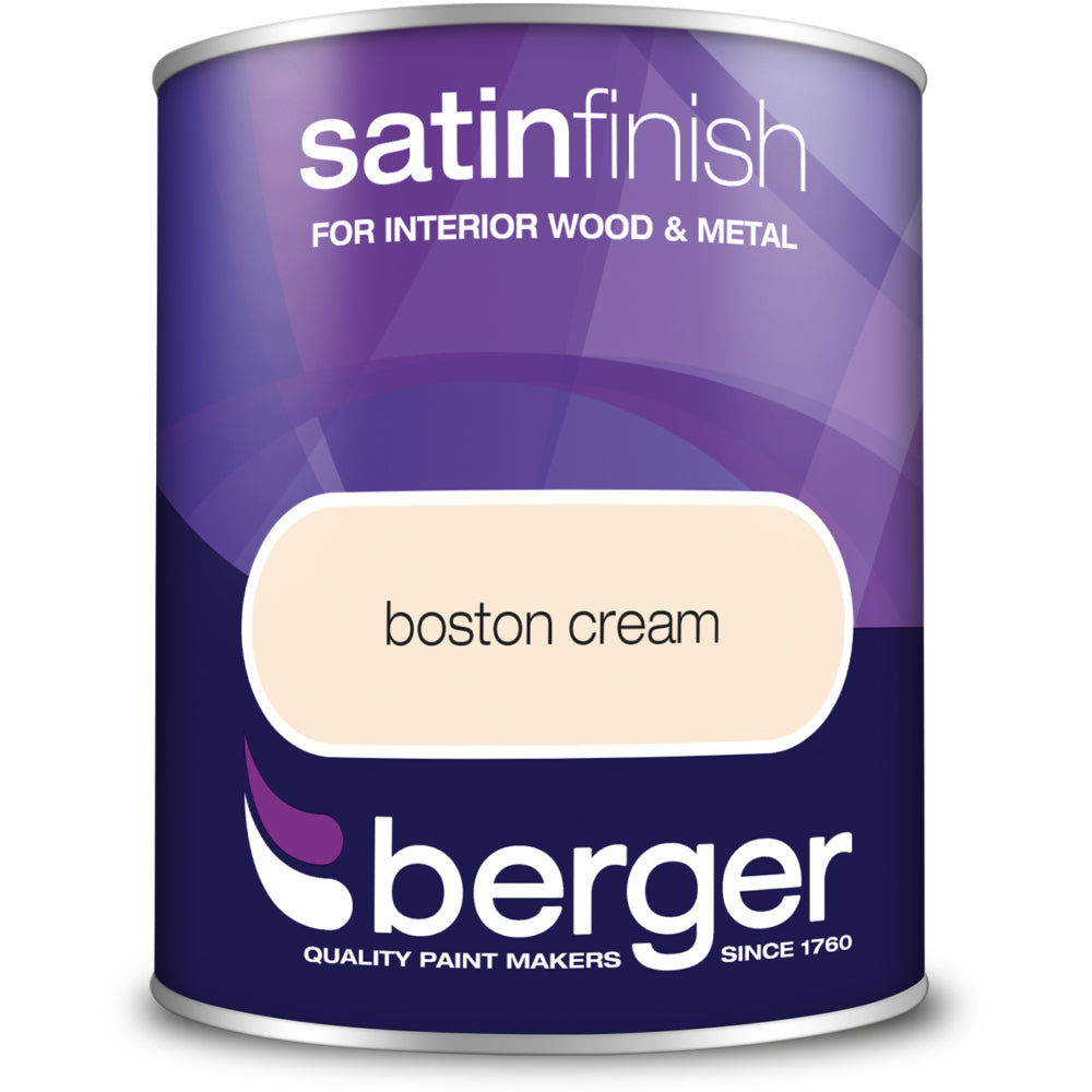 Berger Satin Sheen Boston Cream 750ml