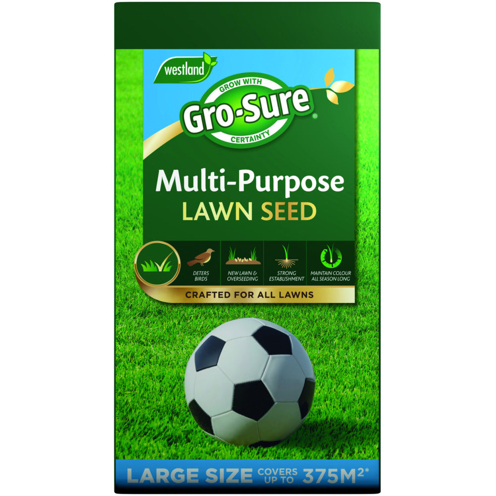 Gro-Sure Multi Purpose Lawn Seed 375m²