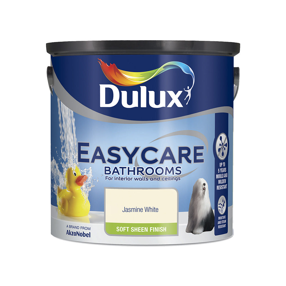 Dulux Easycare Bathrooms Jasmine White 2.5L