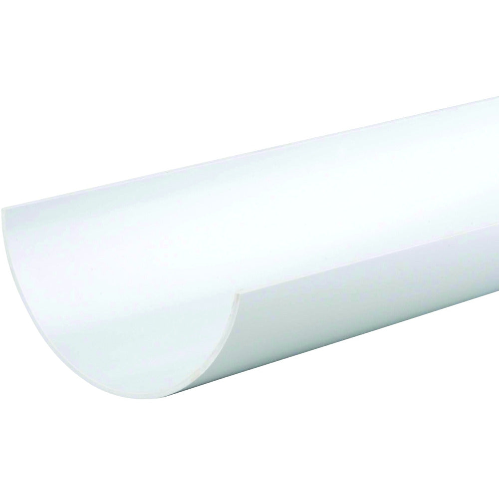 Rainwater RoundLine OsRRL PVC-U Gutter White 112mm L=4