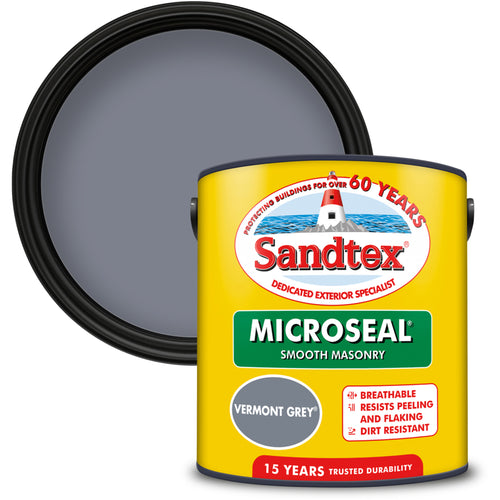 Sandtex Microseal Smooth Masonry Vermont Grey 2.5L