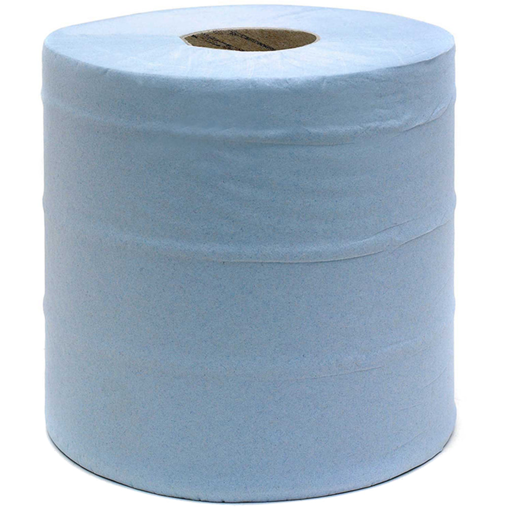 2 Ply Centre Feed Rolls Blue - 6Pk