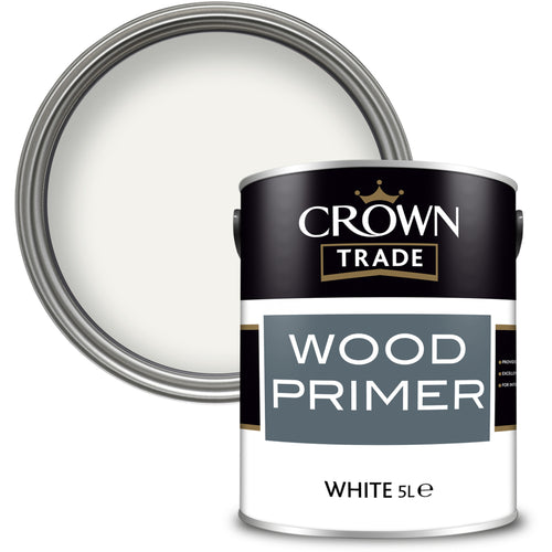 Crown Trade Wood Primer White 5L