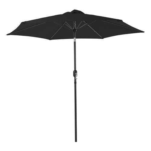 Euroactive Crank & Tilt Aluminium Parasol Grey - 2.7m