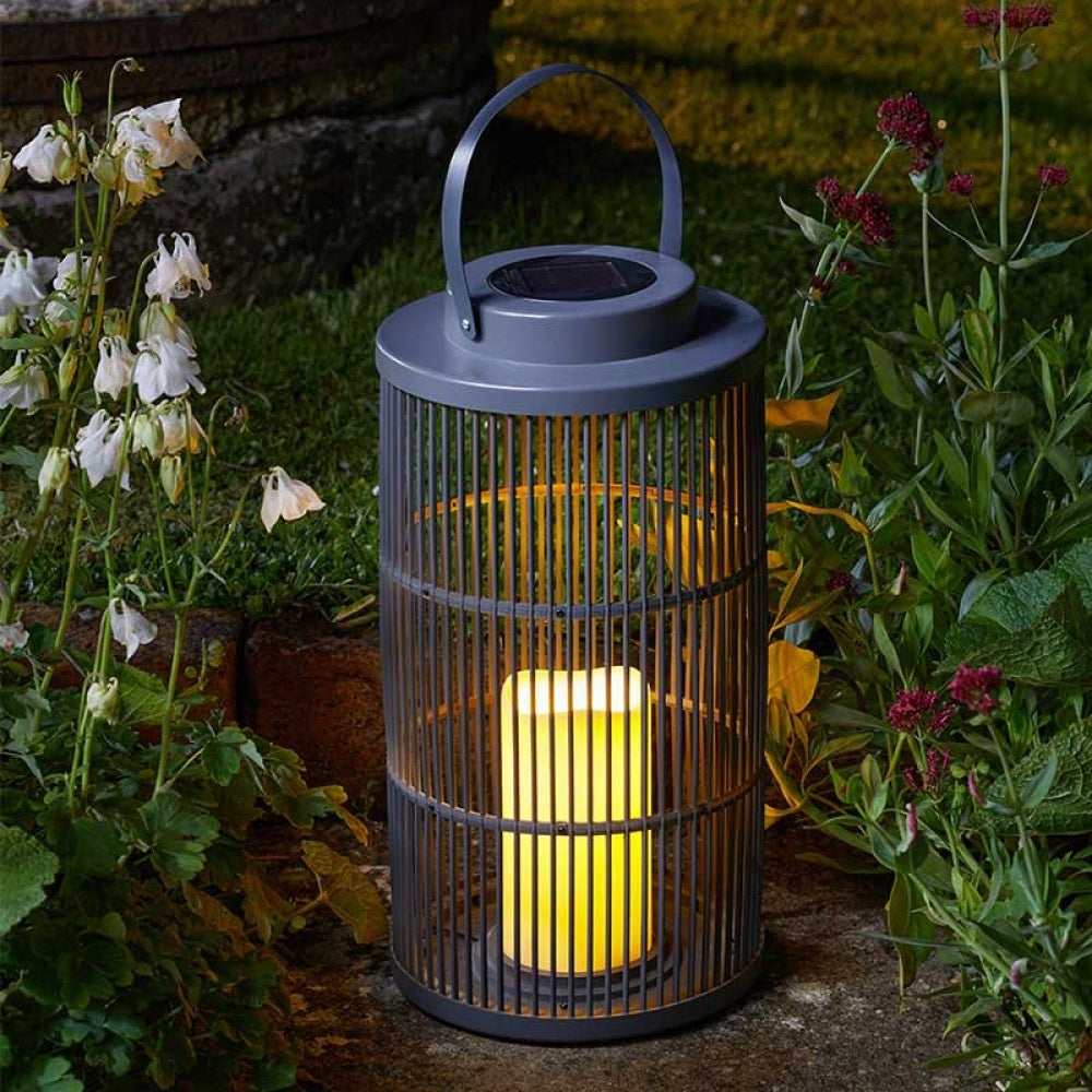 Smart Solar - Urbane Lantern Large - Slate