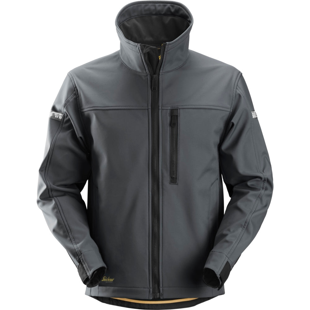 Snickers - AllroundWork, Soft Shell Jacket - Steel grey\\Black
