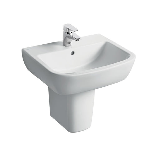 Tempo 55cm washbasin, one taphole