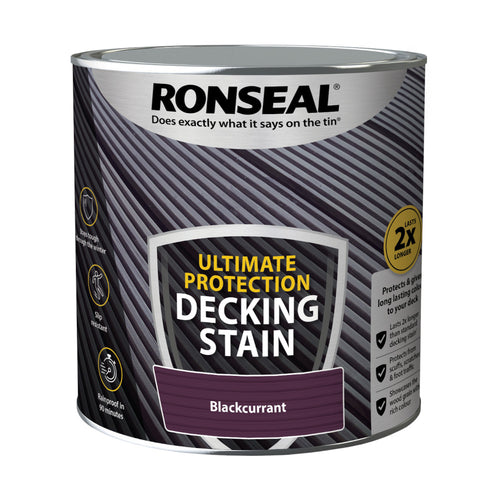 Ronseal Ultimate Protection Decking Stain Blackcurrant 2.5L