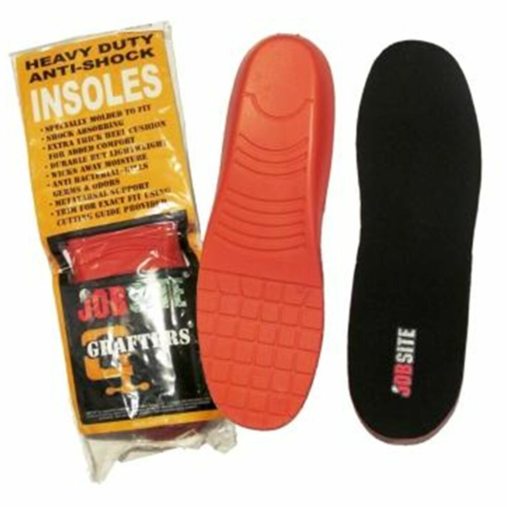 Heavy Duty Jobsite Anti-Shock Insole Black - EU46 / UK11