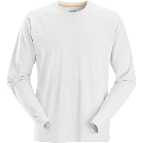 Snickers - AllroundWork, T-Shirt Long Sleeve - White