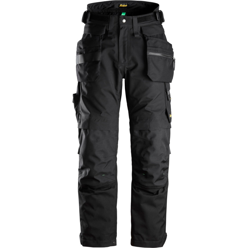 Snickers - FlexiWork, GORE-TEX 37.5® Insulated Trousers+ Holster Pockets - Black\\Black