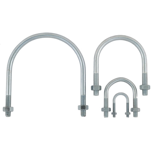 Tucks - 1/2\ U Bolt and Nuts Zinc Plated (Box400)