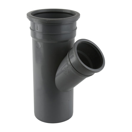 Brett Martin - 160 x 110mm Branch 135° Black