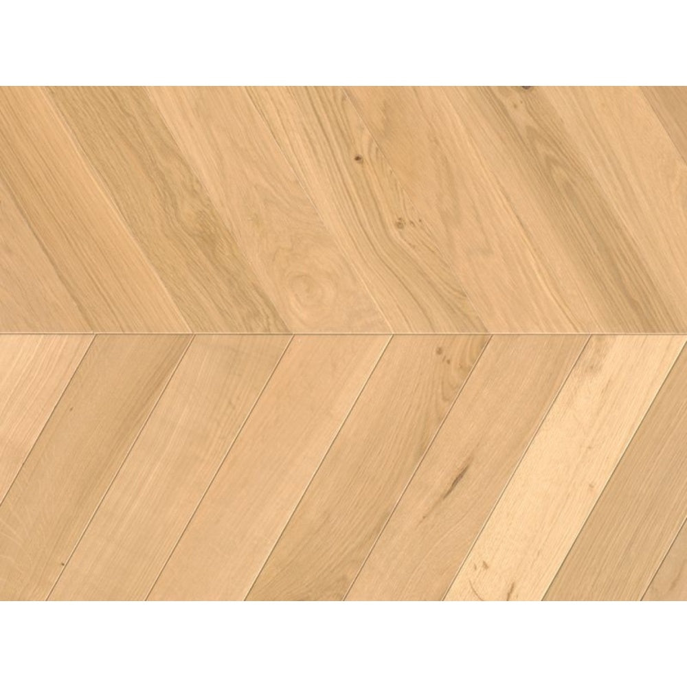 Chevron Panel Sydney Oak Smoked Extra White Engineered Flooring 18mm