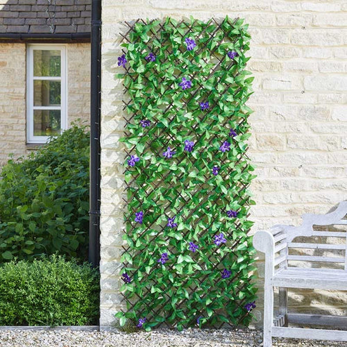 Faux Decor - Lilac Bloom 180 x 60cm Trellis