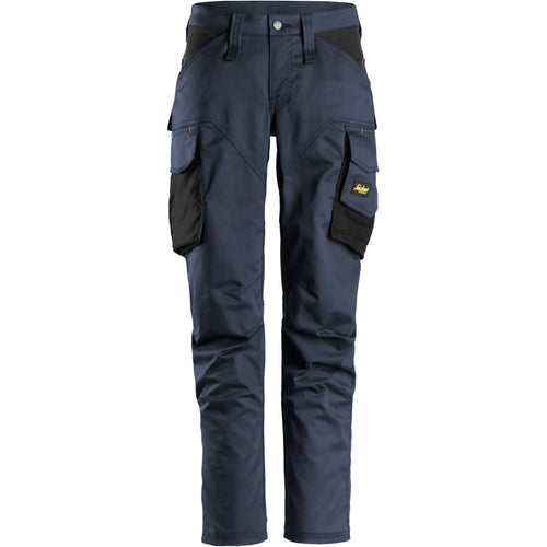 Snickers - AllroundWork, Women’s Stretch Trousers without Knee Pockets - Navy\\Black