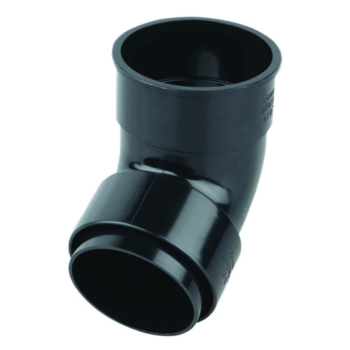 Rainwater RoundLine OsRRL PVC-U Offset Bend - Socket Black 68mm