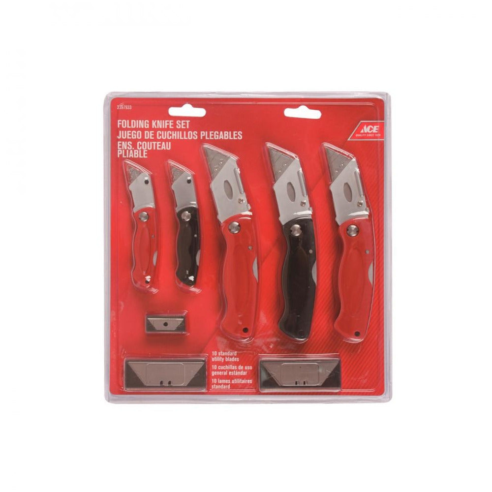 Ace - 5 Piece Folding Knife Set