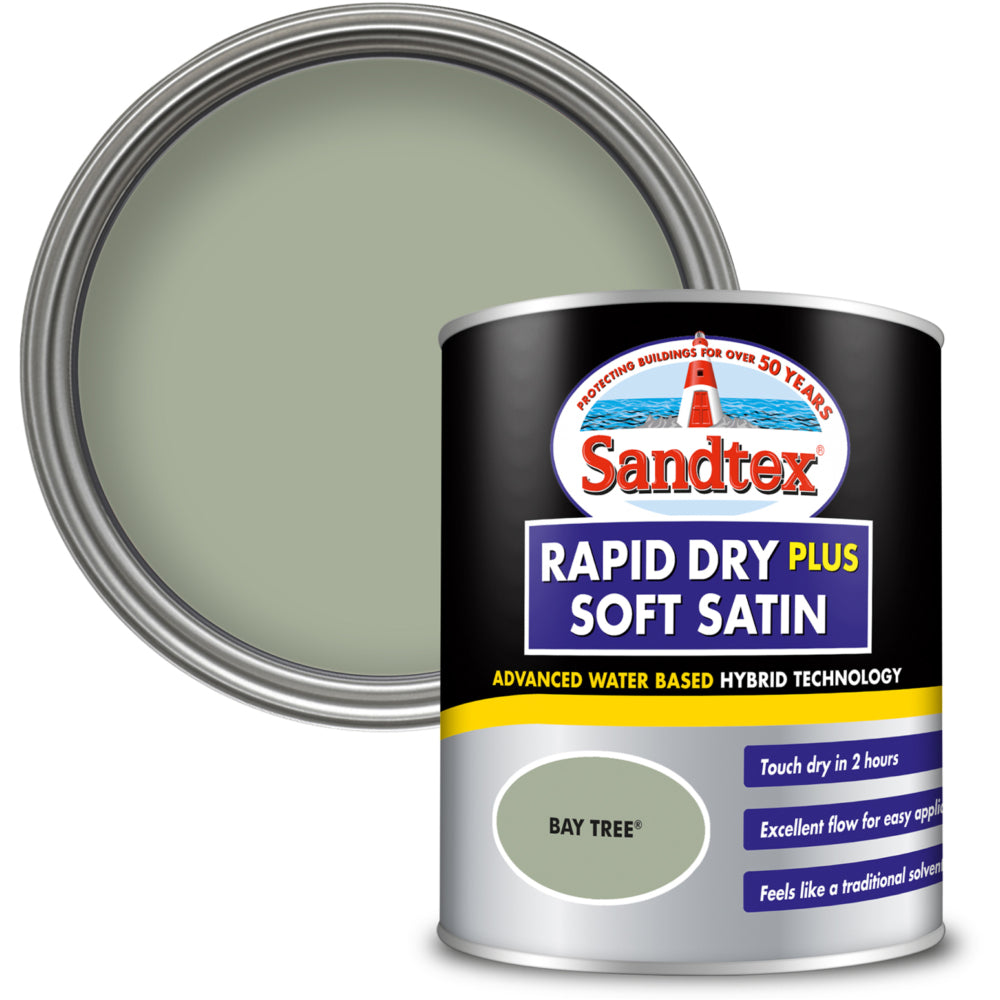Sandtex Rapid Dry Satin Bay Tree 750ml