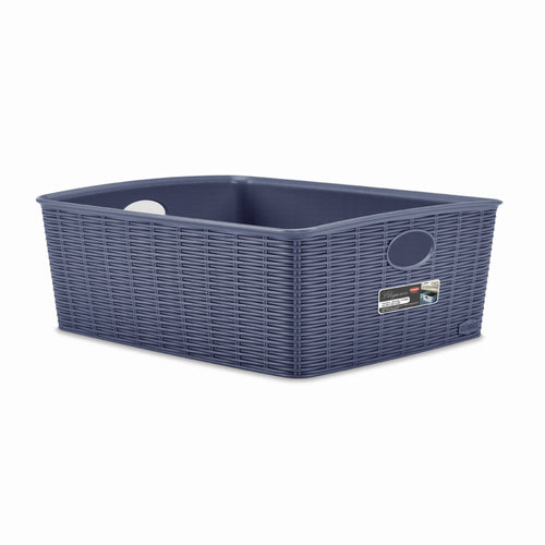 Dosco - Elegance Storage BasketLarge High Navy Blue