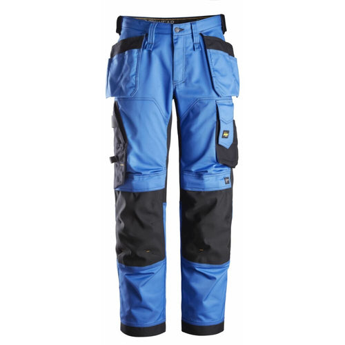 Snickers - AllroundWork, Stretch Loose fit Work Trousers Holster Pockets - True Blue\\Black