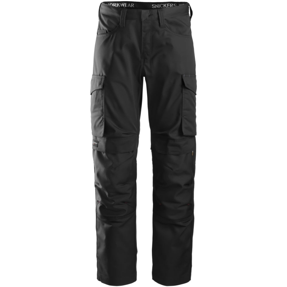 Snickers - Service, Trousers+ Knee Pockets - Black\\Black