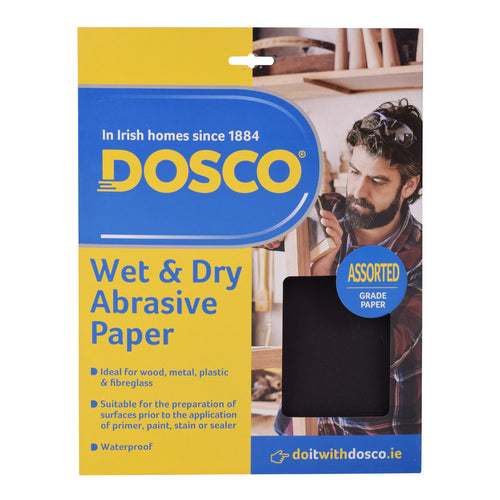 Dosco - Wet And Dry Abrasive Paper Assorted