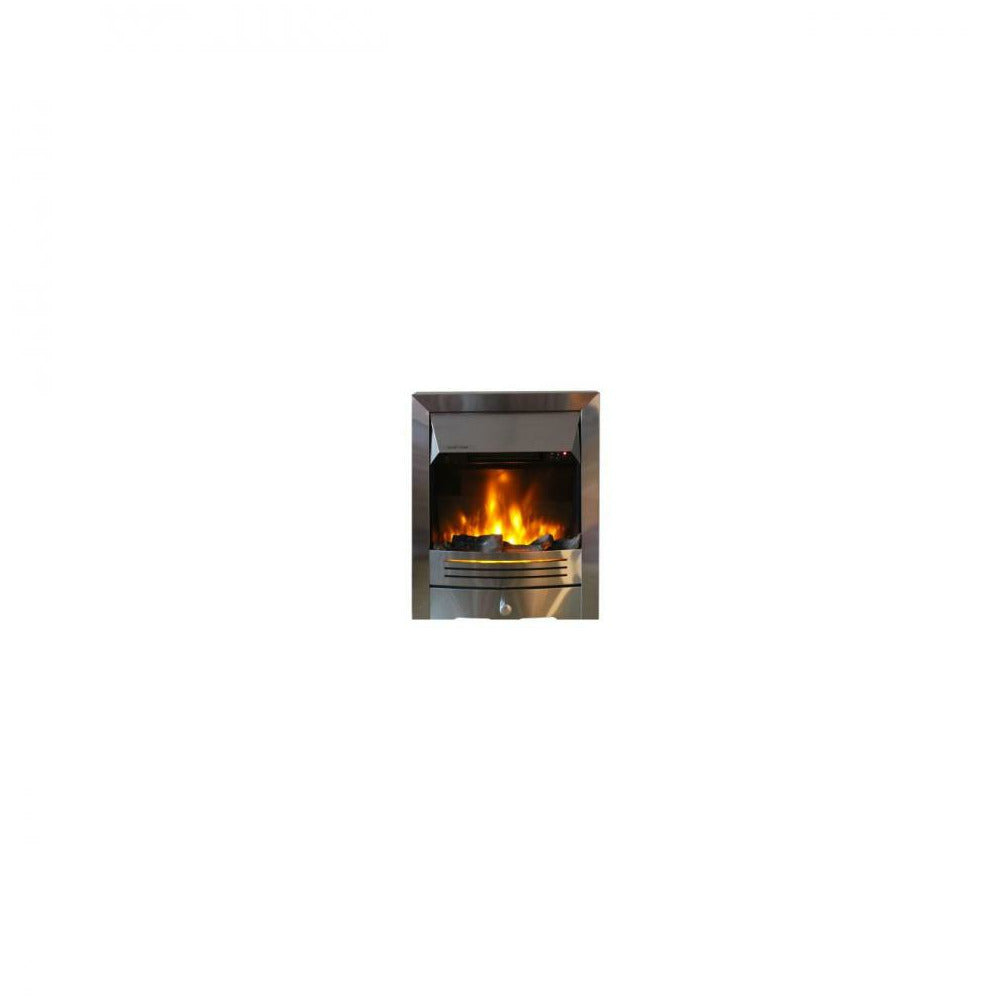 16\ Electric insert fire brushed S/S - 1.9Kw