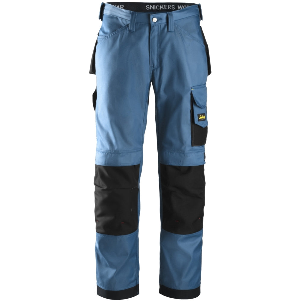 Snickers - Craftsmen Trousers, DuraTwill - Ocean blue\\Black