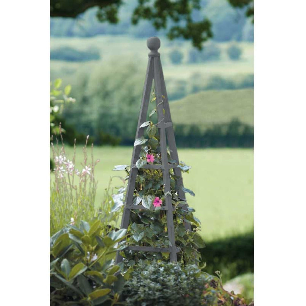 Smart Garden - Woodland Obelisk 1.9m - Slate, FSC 1