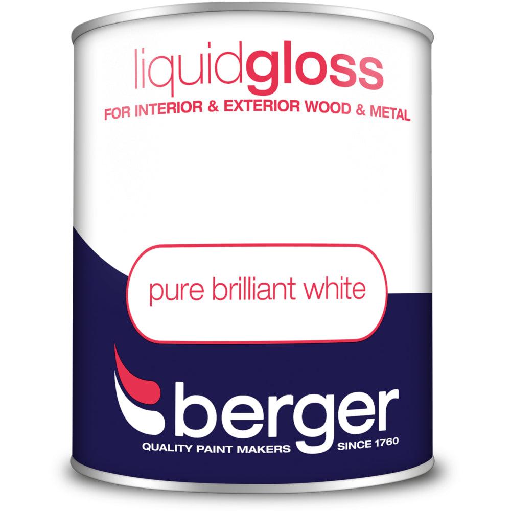 Berger Liquid Gloss Brilliant White 750ml