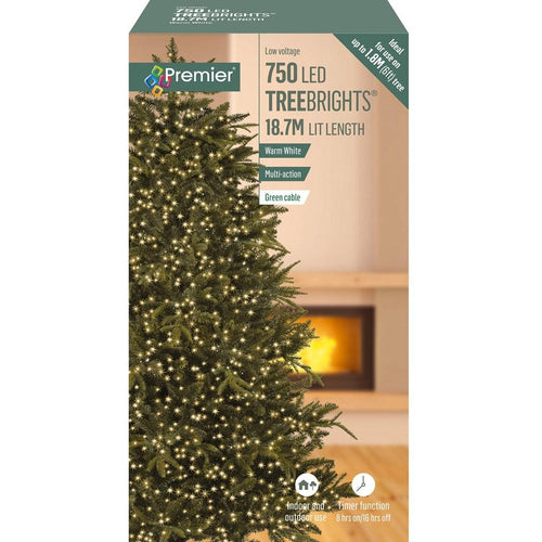 Premier - 750 LED Multi-Action Treebrights with Timer - Warm White