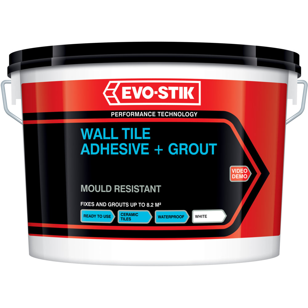 Evo Stik Tile A Wall Adhesive & Grout Waterproof Standard