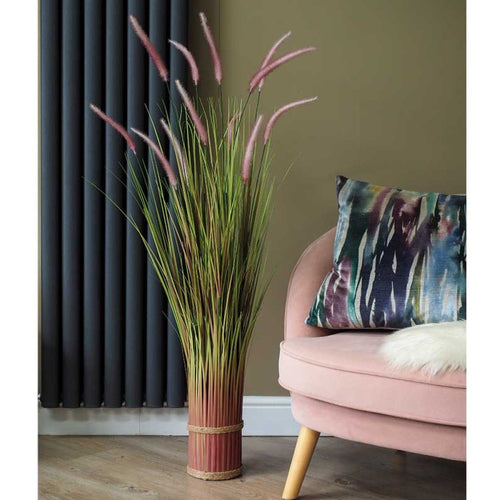 Faux Decor - Faux Bouquet - Lilac Grass Tails 120cm