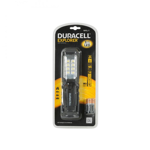 Duracell - LED Hand Torch - FLN-20 - Black & Red