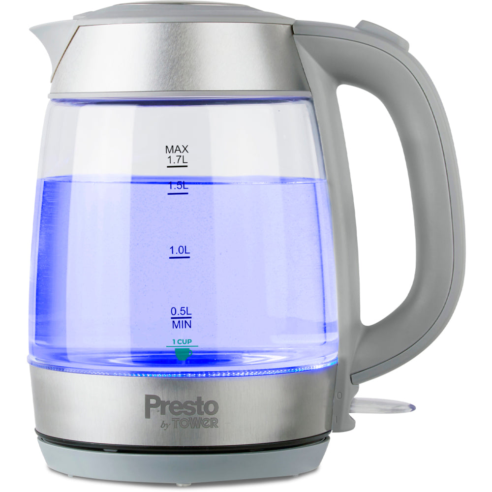 1.7ltr Kettle (PT10040GRY) - Glass