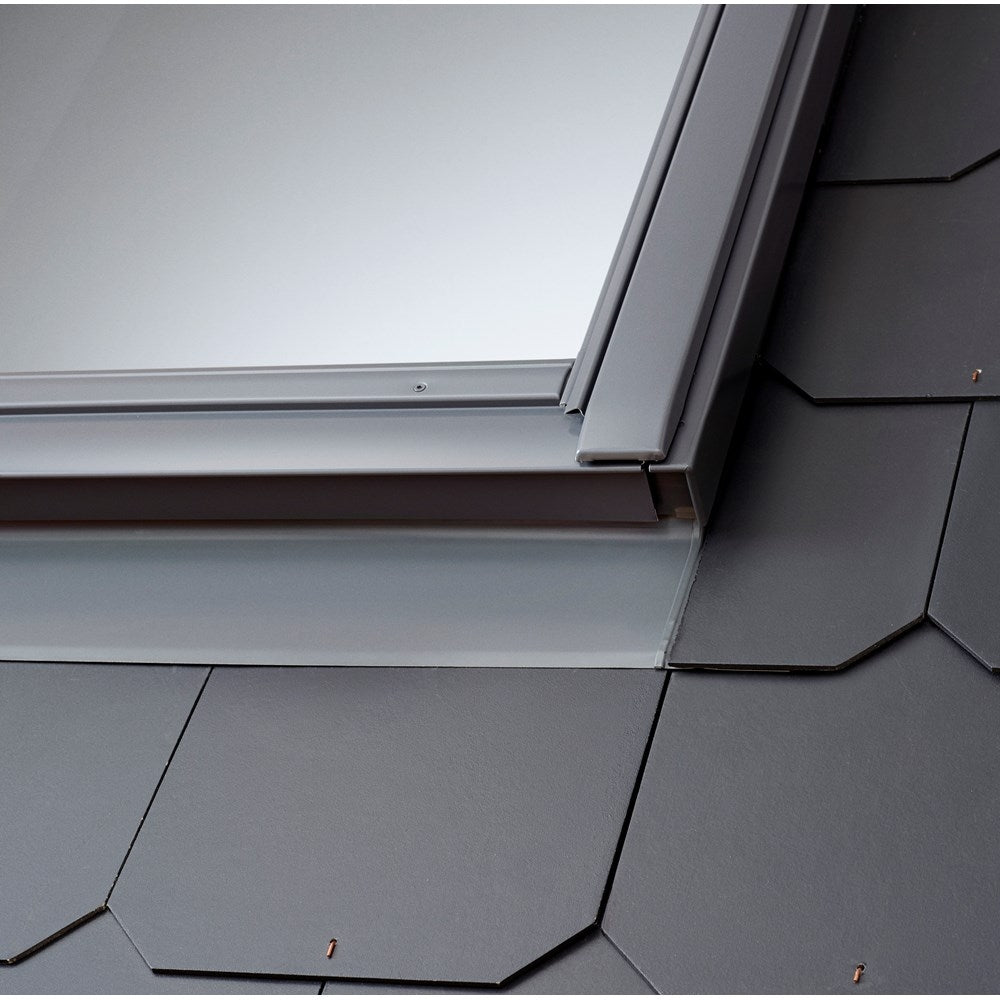 Velux - EDL 0000 Slate Flashing (78X140) - Grey Powder Coated Aluminium