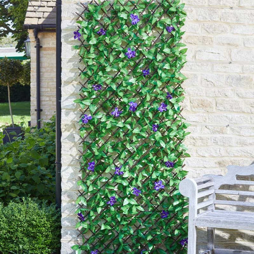 Faux Decor - Lilac Bloom 180 x 90cm Trellis