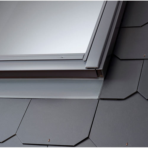 Velux - EDL 0000 Slate Flashing 55X98 - Grey Powder Coated Aluminium