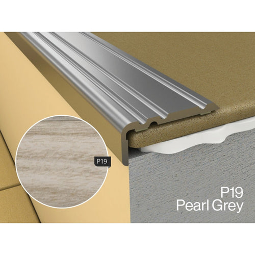 WRG 3 Flat Profile Self Adhesive P19 Pearl Grey 1800mm