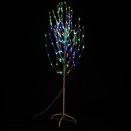 Jingles - LED Birch Angel Tree Multi Coloured - 1.8m
