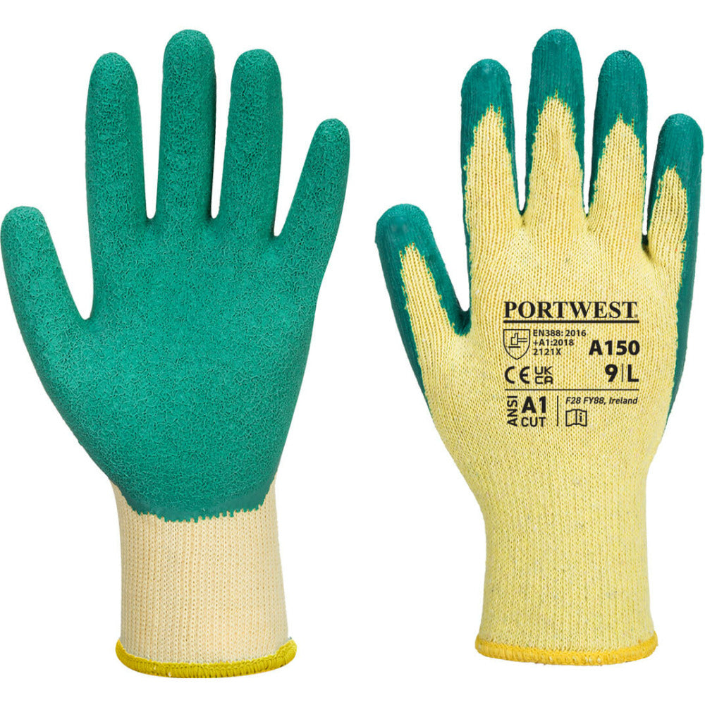 Portwest - Classic Grip Glove - Latex - Green