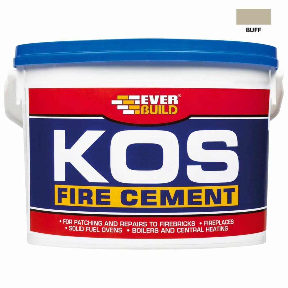 Everbuild Kos Fire Cement Buff - 6kg