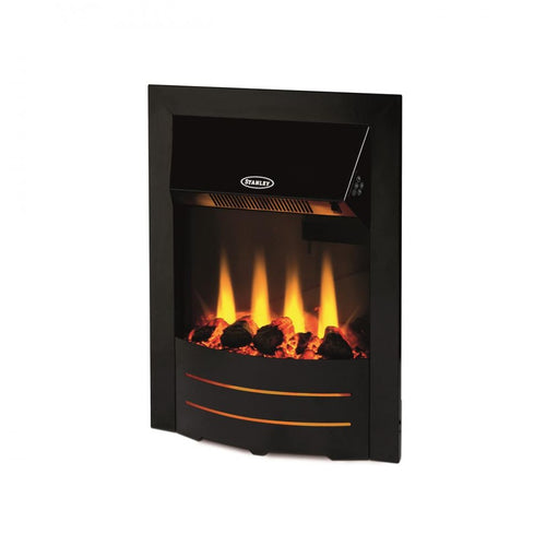 Stanley - Bailey Electric Fire - Satin Black
