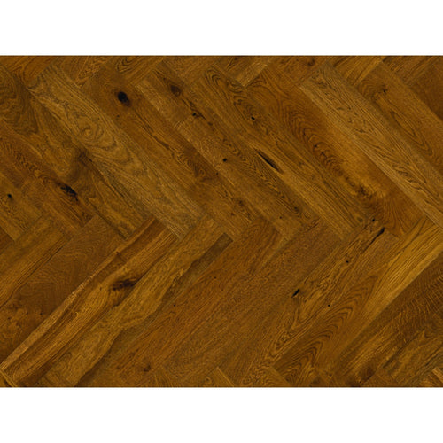 Barista Herringbone Oak Napoletana Brushed Matt Lacquered Engineered Flooring 14mm