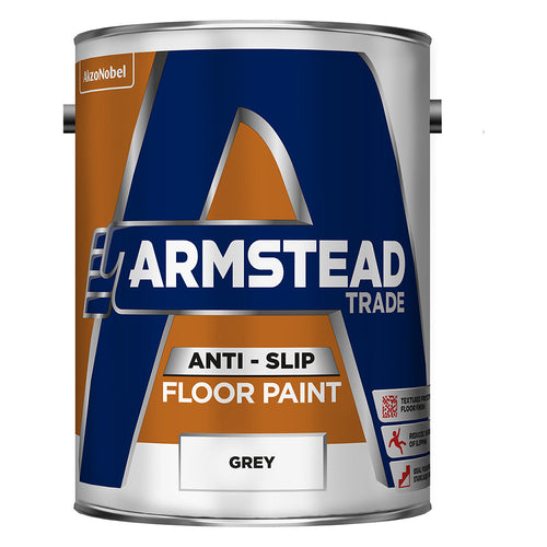 Armstead Trade Anti Slip Floor Paint Grey 5L