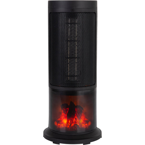 Ceramic Tower Heater with Flame Effect - 1.8kw