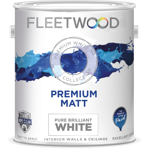 Fleetwood Premium Matt Brilliant White 5L