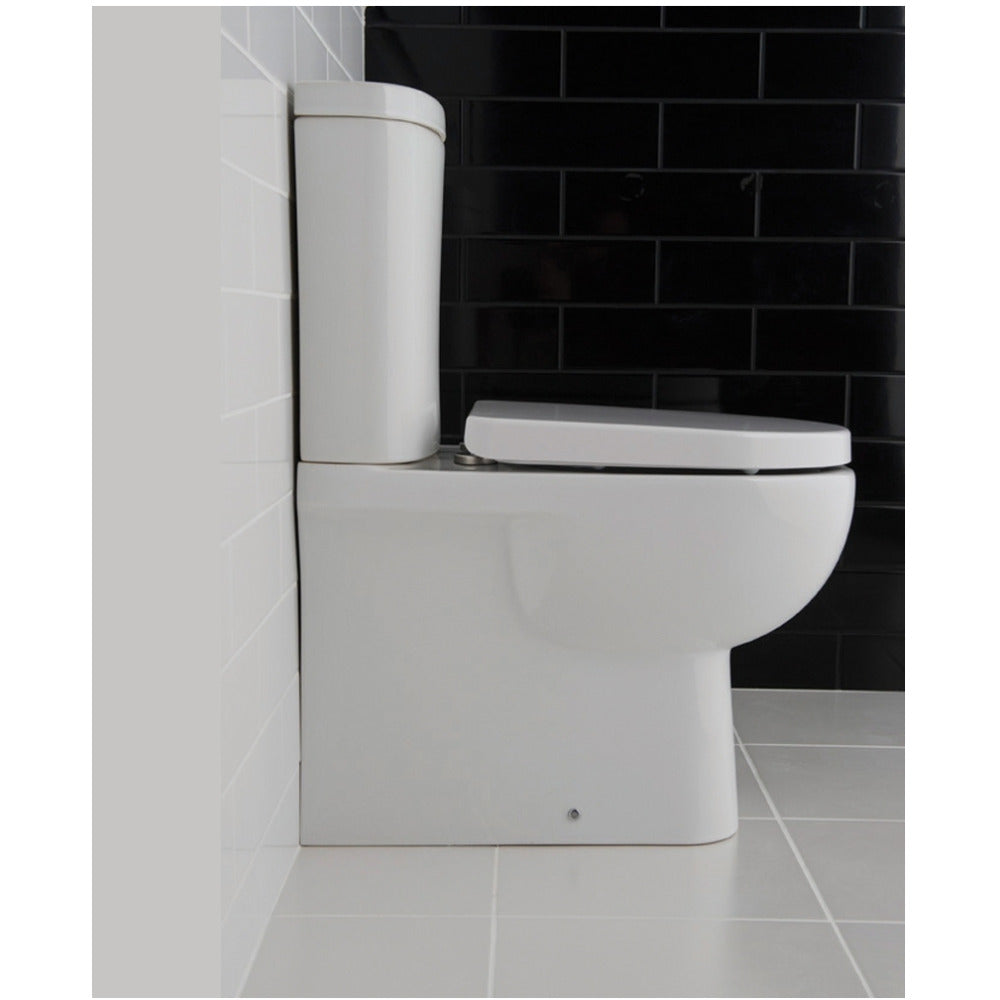 Sigma Fully Shrouded Close Coupled WC & Delta Seat - 625 x 830 x 360mm
